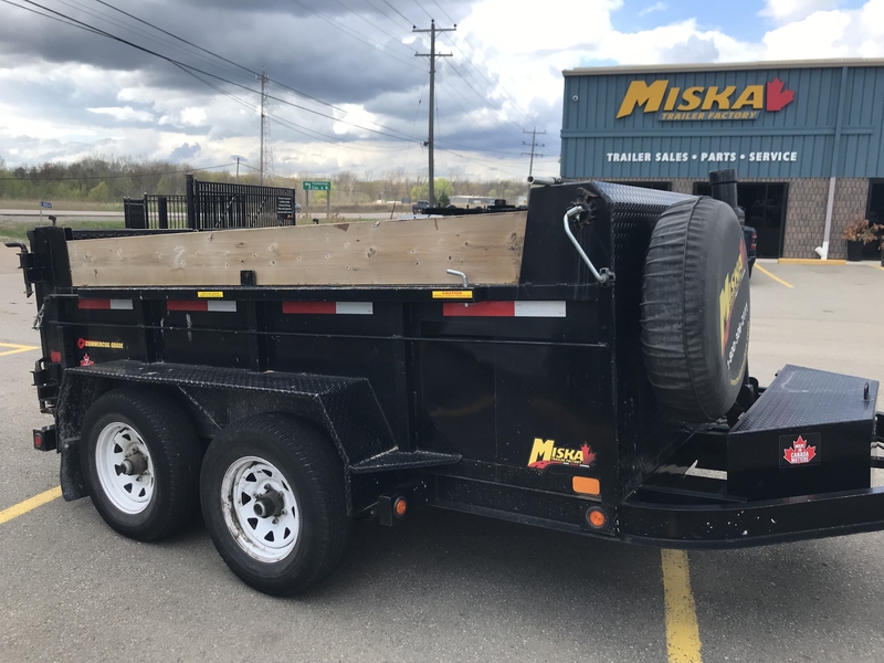2022 Miska 5 Ton Contractor Dump Trailer